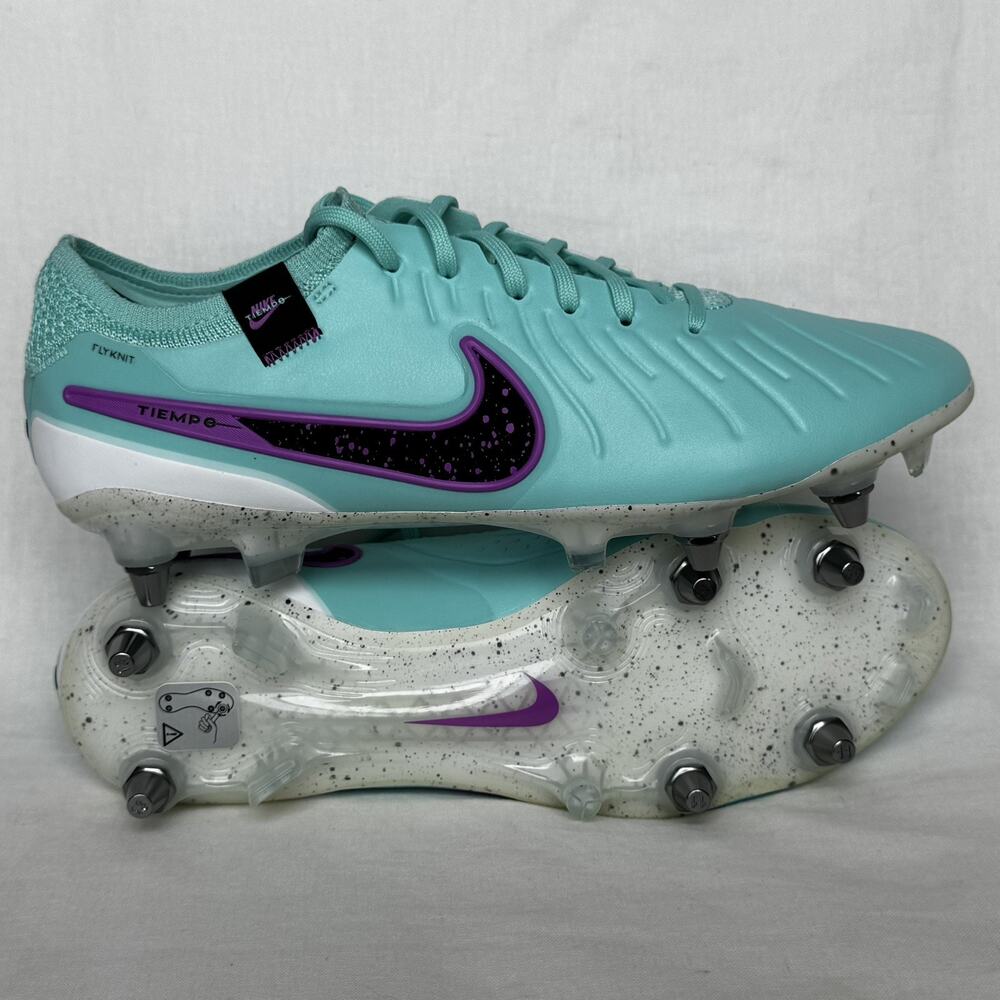 (MENS 8) Nike Legend 10 Elite SG-Pro Metal Studs Blue Turquoise FN7283-300